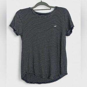 Hollister must have Women's Navy Striped Tee